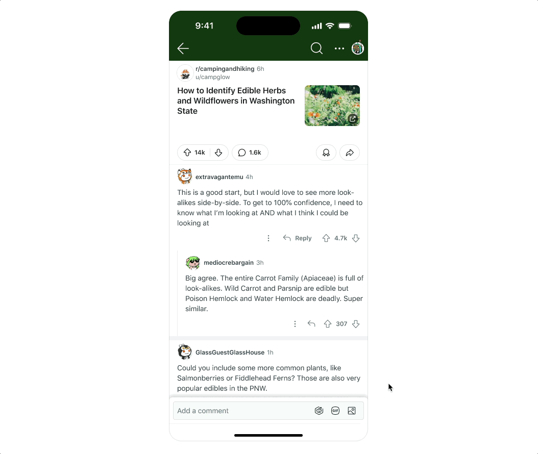 Link Viewing Experience, White Background